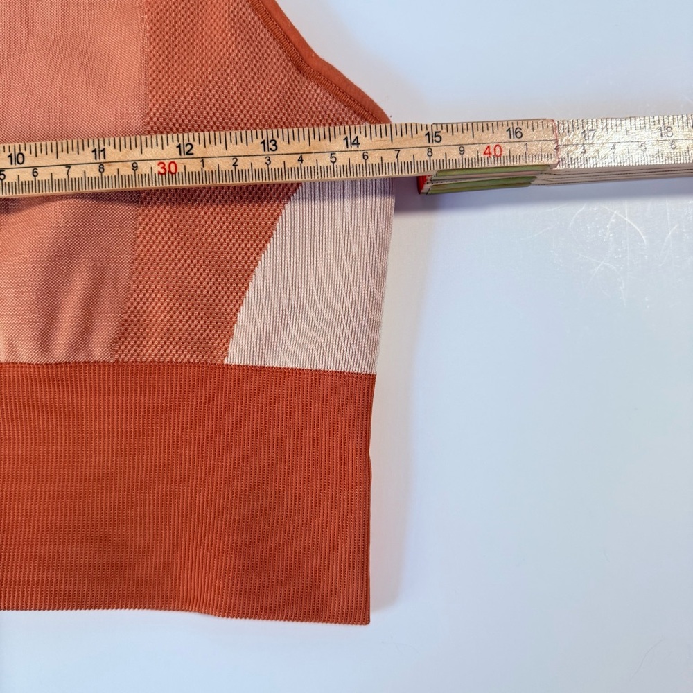 Lululemon athletica Ebb to Train Bra Cooper Clay/‎ Angel Wing Size 10 - Picture 7 of 8